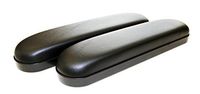 AR011P - One Pair of Black Desk Length Vinyl Armrests for wheelchairs