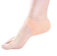 1 Pair Silicone Gel Sleeve Protective Dry Hard Cracked Skin for Foot Care Pain Relief Protectors (Skin)