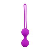 YTYC Soft Silicone Kegel Ball Vaginal Tight Exercise Ball for Women Sex Supplies(Middle Ball Purple)