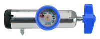 Oxygen Regulator Standard Body-CGA870, 0-4 LPM, Barb Outlet with Blue Color Coded Gauge Protector and tee Handle