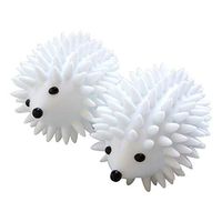 Tanke Hedgehog Dryer Laundry Balls, Reusable, White, Set of 2 Washing Ball