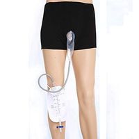 XIAOB Wearable Male Urinal Men's Bag Portable Urina Collector with Spill Proof Collection Bag Reusable Incontinence Panties Urine 107 (Size : Medium)