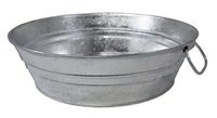Behrens 105LFT Flat Steel Tub, 3-Gal. - Quantity 6