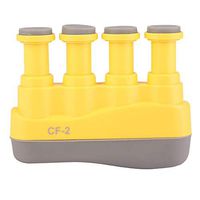 Fafeims Children Hand Finger Grip Exerciser Piano Finger Trainer Finger Strengthening Equipment for Guitar Piano Trigger Finger Training (Yellow)