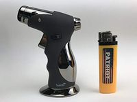 SCORCH REFILLABLE 4 Frames Torch Lighter Soft Ignition with Smiley Bonus Lighter