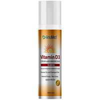AnuMed Vitamin D3 Cream with Magnesium 10,000 IU | Healthy Skin Care & Face Cream | Maximum Calcium Absorption | Non-Greasy Moisturizer for Dry Skin - 3 Ounces