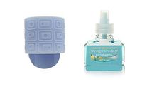 Yankee Candle Blue Squares Scent-Plug Diffuser Unit with a Happy Easter Home Fragrance Electric Refill