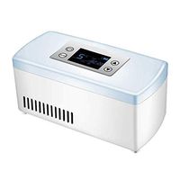 XJUNYDS Portable Insulin Cooler Travel Case,Medical Cooling Box 2-8¡ãC,Car Refrigerator with Hd Led Display Power Saving
