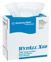 34790 Wipes Professional Wypall X60 Teri 16.8x9.1" White 126 Per Box by Kimberly Clark Professional -Part no. 34790