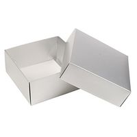 Panorama Gifts Self Build Silver Gift Box & Lid (3 X Small)
