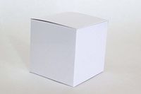 White Favor or Gift Box 3 X 3 X 3 | 12 Ct