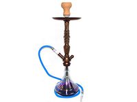 Zebra Smoke Absolute 24" Single Hose Hookah Modern Shisha (Blue)
