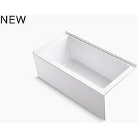 KOHLER 20201-RA-0 Underscore Bathtub, White