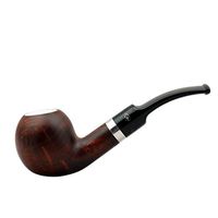 Gasparini Orange Tomato Bent Meerschaum Lined Tobacco Smoking Pipe 03