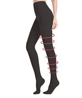 DCCDU Medical Compression Pantyhose for Women & Men, Gradient Compression Support Pantyhose Firm Support 20-30 mmHg Treatment Swelling, Varicose Veins, Edema(UP Grade) (Close toe Black, XL)