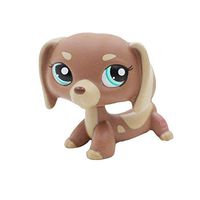 Meidexian888 Rare Littlest Pet Shop, LPS Cartoon Cream Tan Brown Heart Face Short Hair Cat