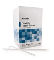 Flexible Drinking Straw McKesson 16-9550. Box of 500