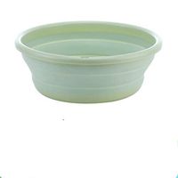 Ulalaza Collapsible Wash Basin with Hanging Hole Lightweight Folding Basin for Home Kitchen Outdoor Camping