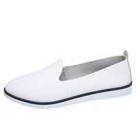 Neartime Women Shoes, 2018 Fashion Flats Leather Shoes Shallow Slip On Leisure Lazy Comfortable Sandals