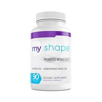 My Shape Weight Loss Dietary Supplement, Natural, Patented, Regulates Appetite. Fat Loss, Fat and Carbohydrates Reduction, Gluten Free, Vegetarian Capsules, 1 Bottle