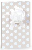 Pearl Cream Scroll Gift Gift Wrap Wrapping Paper-15ft Roll w. Gift Tags