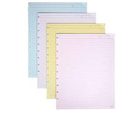 TUL Custom Note-Taking System Discbound Refill Pages, 8.5 x 11, Letter Size, Narrow Ruled, 100 Pages (50 Sheets), Assorted Colors