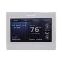 Honeywell TH9320WF5003 Wi-Fi 9000 Color Touch Screen Programmable Thermostat, 3.5 x 4.5 Inch, White, 'Requires C Wire"