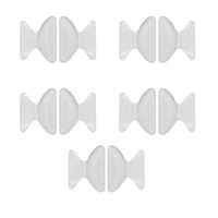 5 Pairs Silicone Anti Slip Nose Pads Eyeglasses Glass Spectackles Braces Supports