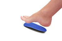 Arch Support 3/4 Length Orthotic - Lightweight Flexible Contoured Arch Support - Universal Size - Womens