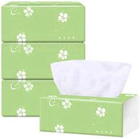 3-Ply Facial Tissue 6/10/16 Packs, Daily Soft Comfort Facial Tissues for Workshop Restaurant Bathroom Kitchen Toilet Tissue 300 Tissues per Box (10 Pack)