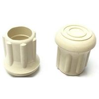 Protective Leg Tip, Slipon, Rd, 47/64", PK25