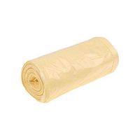 Gotian1 Roll Small Garbage Bag Trash Bags Durable Disposable Plastic Home Kitchen Tool, Garbage Bags Durable Material Small Size for Office, Home Waste Bin, 6 Color Choice (Yellow)