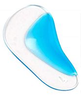 Silicone Arch Support Insoles Flat Feet Correction Set of 2 Pairs Gel Orthopedic Orthotic Insoles Cushion Relieves Pain and Reduces Pressure