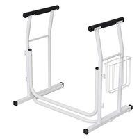 Cypress Shop Toilet Aid Safety Medical Free Standing Assistance Illness Suffering Person With Comfortable Padded Armrest And Handy Magazine Holders Bathroom Safety Security Adis Medical Tool Equipment