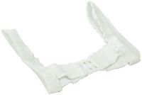 DMI Adjustable Upper Back Shoulder Support Brace Posture Perfect Band, for Men and Women, One Size Fits Most, White