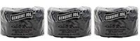 Genuine Joe GJO10429 Plastic Round Plate, 9" Diameter, Black (Pack of 125) (Тhrее Pаck)