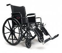 Everest & Jennings 3H010340 Advantage Wheelchair, Detachable Full Arm, Swing Away Footrest, 20" x 16"