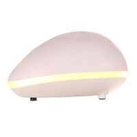 GX Diffuser Aromatherapy Essential Oil Diffuser Cool Mist Humidifier Aroma Nebulizer with Changing LED Lights for Room White