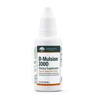 Genestra Brands - D-Mulsion 1000 - Emulsified Vitamin D - 1 fl. oz. - Natural Spearmint Flavor