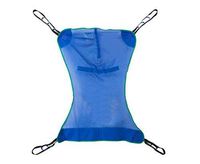 Mesh Full Body Commode Sling, Patient Lift Sling with Commode Opening, Medium Size, 4 or 6 Points, Without Head Support