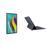 Samsung Galaxy Tab S5e 64 GB Wifi Tablet Black (2019) with Galaxy Tab S5e Book Cover Keyboard