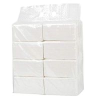 Napkin Dispenser Refill by Riforla, Paper Extraction, Multifold Paper Towels, White, 8 Packs Paper Tissues, 135 Multifold Towels/Pack, Natural Wood Pulp Toilet Paper, Skin-Friendly