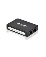 XtremPro 5-Port USB Powered 10/100Mbps Ethernet RJ45 Network Switch Hub - Black (61025)