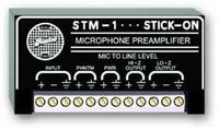 RDL STM-1 Stick-On Series Microphone Preamplifier - Power Supply Not Included