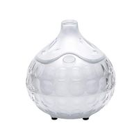 Essential Oil Diffuser, Mist Maker, Aromatherapy, Humidifier, Room Decor Lighting with 6 LED Color Changing Lamps. LED Light Humidifier Air Aroma Diffuser, Auto Shutdown (White)