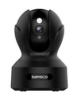 SANSCO 2MP 1920x1080p Indoor Wireless Security Camera Home Monitor WiFi Camera for Pet/Baby Surveillance IP Camera with IR Night Vision, Motion Detection Push Alerts and Two-Way Audio (Black)