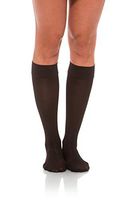 Jomi Compression, Unisex, Knee High Stockings Collection, 20-30mmHg Sheer Closed Toe 232 (Medium, Black)