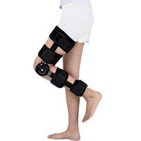 LXT PANDA Hinged ROM Knee Brace with Strap, Post Op Knee Brace for Recovery Stabilization, Adjustable Medical Orthopedic Support Stabilizer After Surgery.