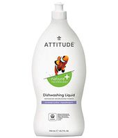 ATTITUDE, Dish Soap, Plant-based, Hypoallergenic, Eco-friendly, Coriander & Olive, 23.7 Fluid Ounce