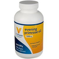 The Vitamin Shoppe Evening Primrose Oil 1,300MG, Natural Source of GLA (Gammia Linolenic Acid), Supplement for Women's Health Hormonal Balance (120 Softgels)